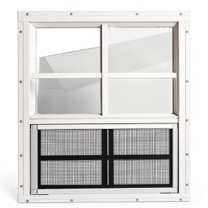 Shed Windows Cieex 12x18 Flush Mount Sliding – Tempered Glass White-0