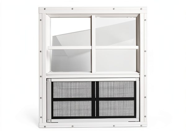 Shed Windows Cieex 12x18 Flush Mount Sliding – Tempered Glass White-0