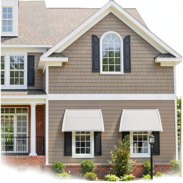 Window Awning Outvita 40x30 Polycarbonate Door Canopy White Bracket-9