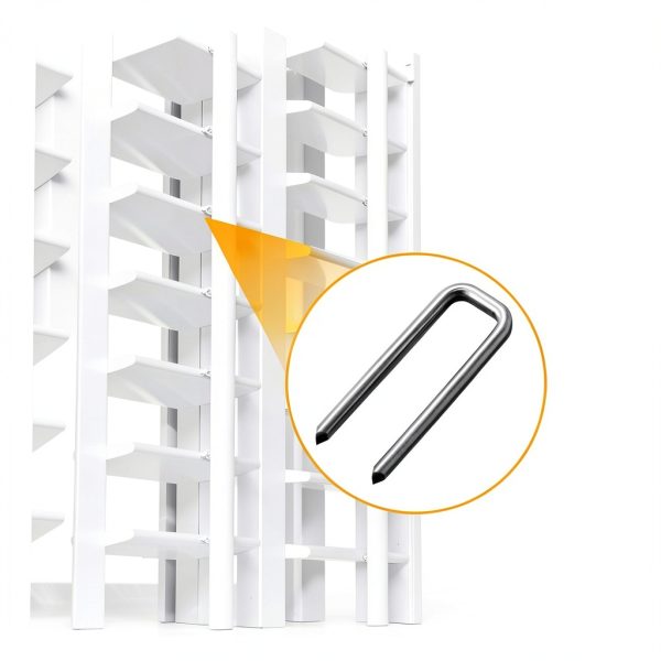 Jetec 85 Pieces Repair Plantation Shutters Tool Set Plantation Shutter Louvers Staples Replacement Repair Pins for Windows Tools Supplies (Regular Size)-4