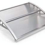 Window Awning Outvita 40x30 Polycarbonate Door Canopy White Bracket-0