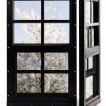 Shed Windows 2 Pack Black 12x18 Tempered Glass with Screen – NOTASA-0