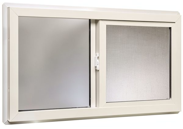 Vinyl Basement Slider Window 32x18 White by Park Ridge Products-0
